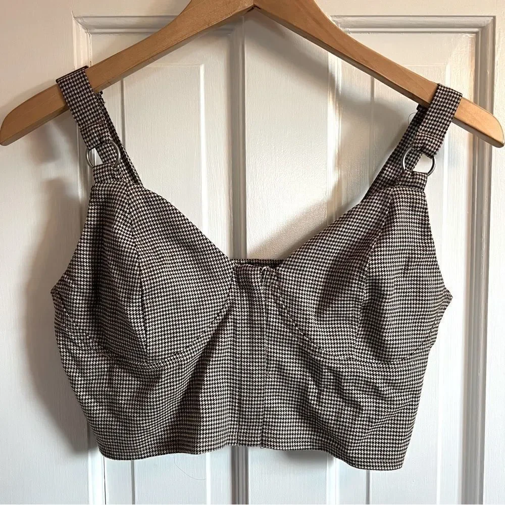 Wild Fable patterned crop top - Picture 1 of 6